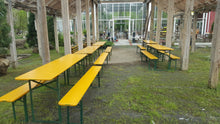 Load image into Gallery viewer, Authentic Vintage Oktoberfest Beer Garden Table and Bench Set