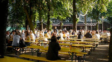 Load image into Gallery viewer, Authentic Vintage Oktoberfest Beer Garden Table and Bench Set