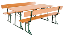 Load image into Gallery viewer, Authentic European Beer Garden Table &amp; Bench Set *FREE SHIPPING*
